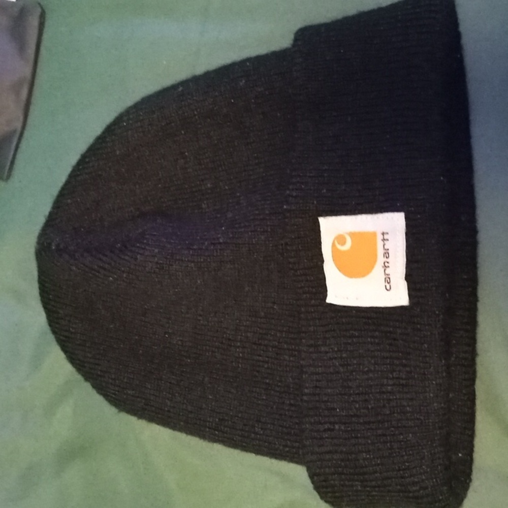 Black Carhartt Beanie, Gently Used,